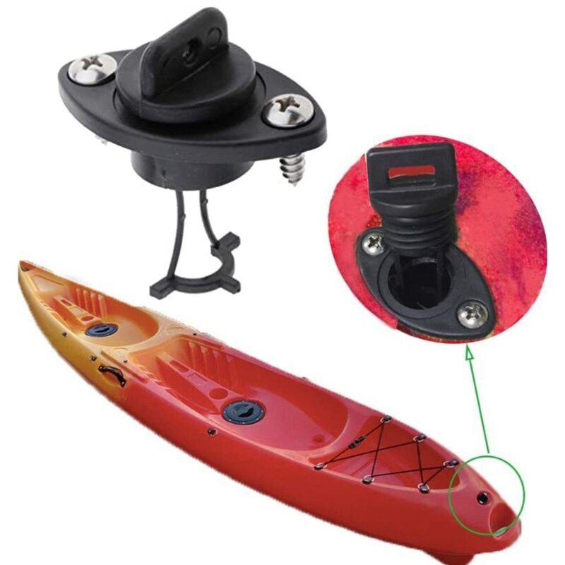 Tapón agua para Kayak, válvula drenaje, drenaje popa, barco tapón drenaje popa, manchas, envío