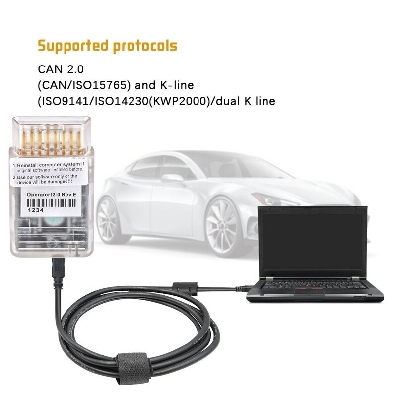 Автомобильный диагностический сканер Tactrix Openport 2,0 ECU FLASH Open Port 2,0 OBD2 для Mercedes-Benz J2534