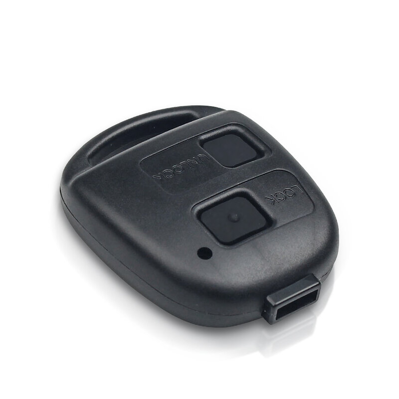 KEYYOU-carcasa de llave de coche para Toyota, Yaris, Camry, Corolla, Lexus Es, Rx, IS200, RX300, ES300, LS400, GX460, 2/3, botón de mando a distancia, sin logotipo