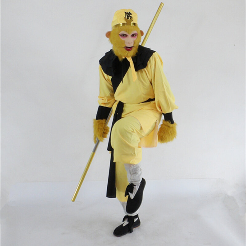 Полный костюм Wukong из «путешествия на Запад», костюмы для взрослых