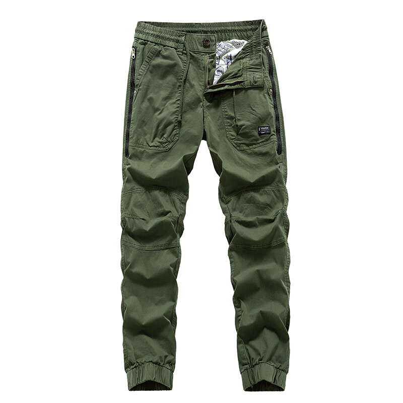 JAYSCE Men's Fashion Work Pants Outdoor Wear-resistant Mountaineering Trousers Work Clothes Street Fashion Cargo Pants