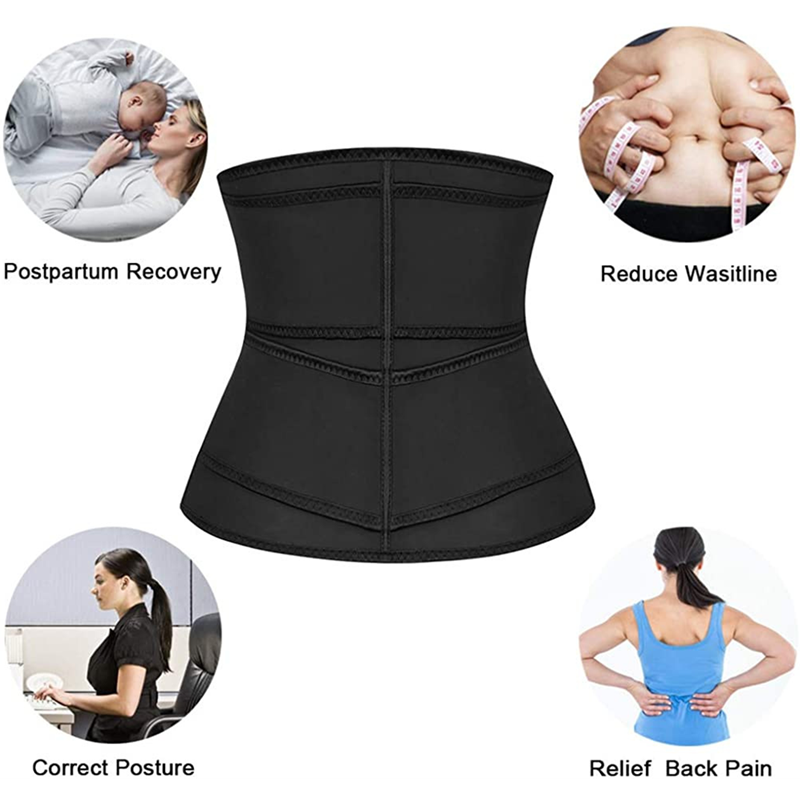 Três-breasted cintura dupla cinto de apoio cintura cinto ortopédico espartilho coluna vertebral descompressão cintura trainer cinta volta