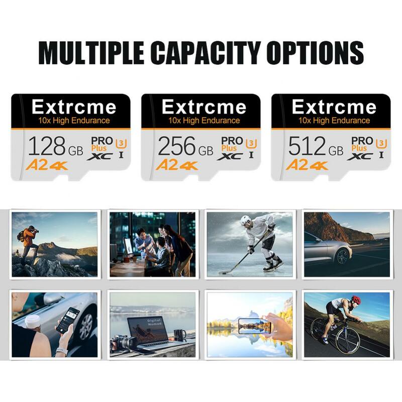 NEW Class10 High Speed 512GB Micro TF Sd Card 128GB SD Cards High Capacity Memory Card For Camera Smartphone With Adapter