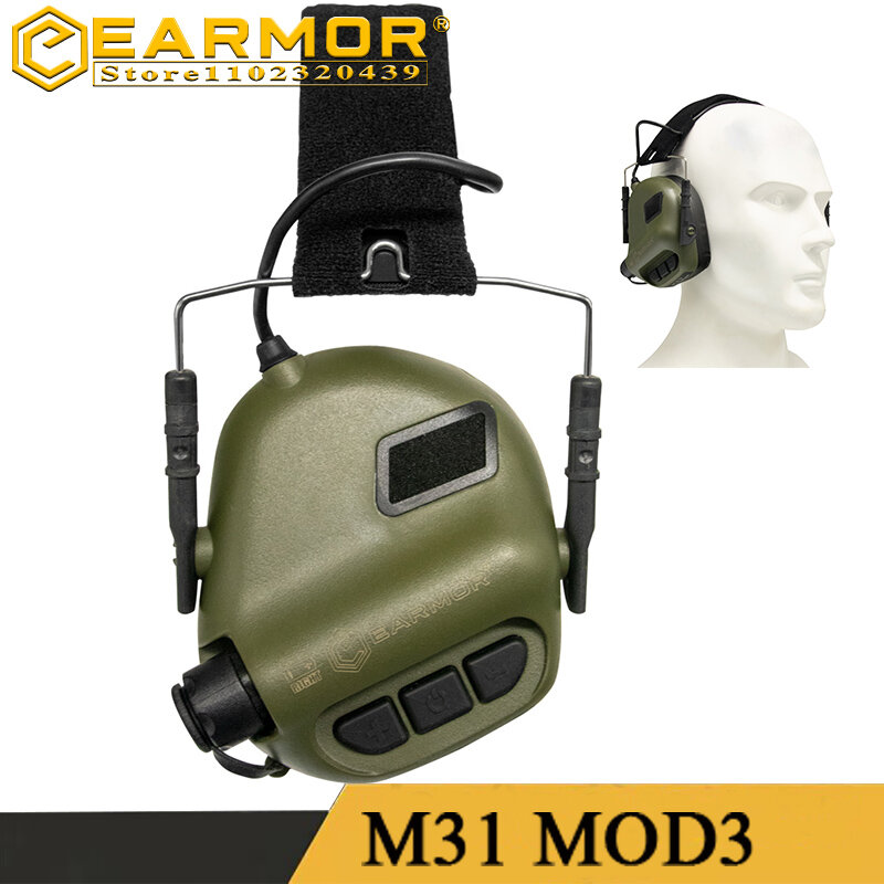 ミリタリーアンチノイズ戦術ヘッドフォン、アクティブシューティングイヤーマフ、聴覚保護、サウンドアイソレーションイヤーマフ