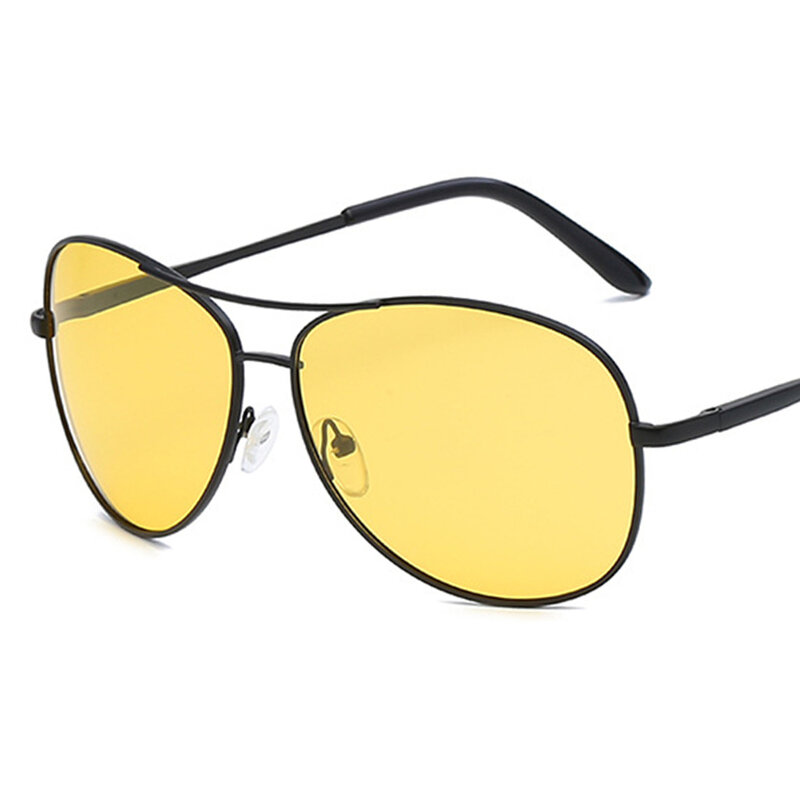 VIVIBEE Pilot Nachtsicht Gläser für Fahren Nocturna Gelb Polarisierte UV400 Objektiv Luftfahrt Brille Männer Nightvision Sonnenbrille