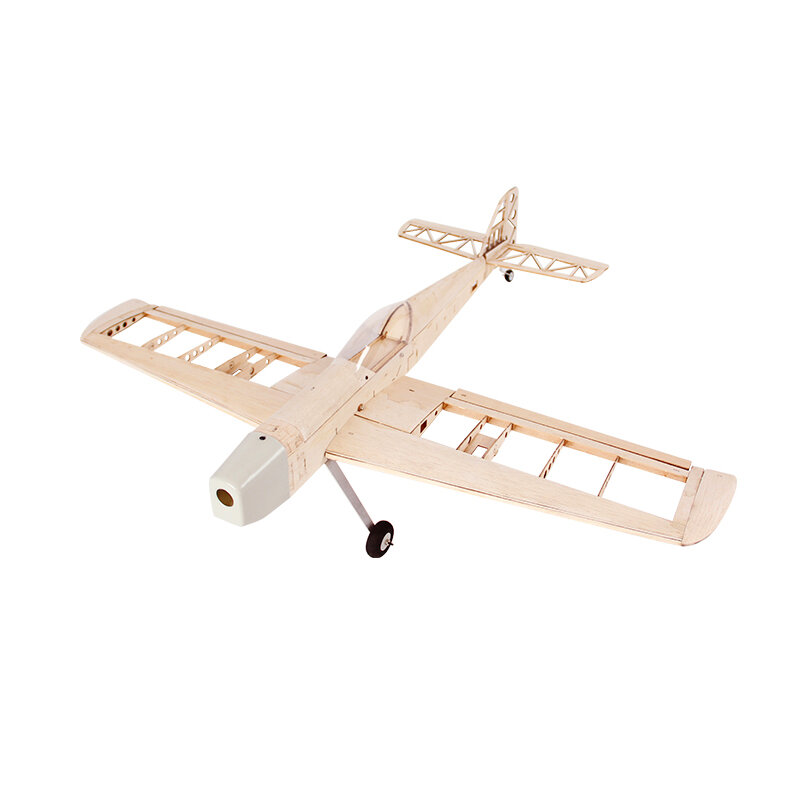 Avión de Control remoto de 1010MM, F3A, ala fija, madera ligera, Kit de ensamblaje, modelo de juguete