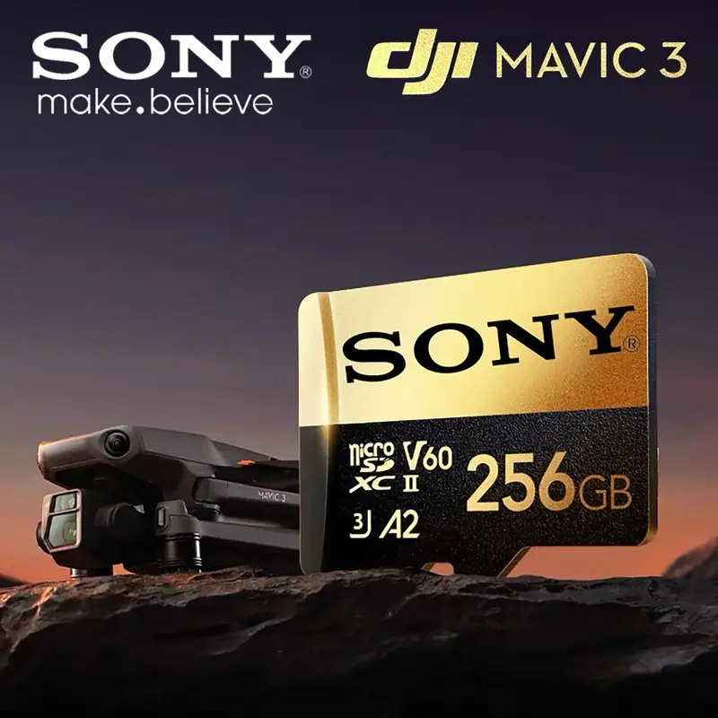 سوني-بطاقة ذاكرة مايكرو إس دي عالية السرعة ، بطاقة فلاش تي في لهاتف شومي ، كاميرا ، طاولة ، كمبيوتر شخصي ، GB ، GB ، 32 جيجابايت ، 64 جيجابايت ، U3 ، A2