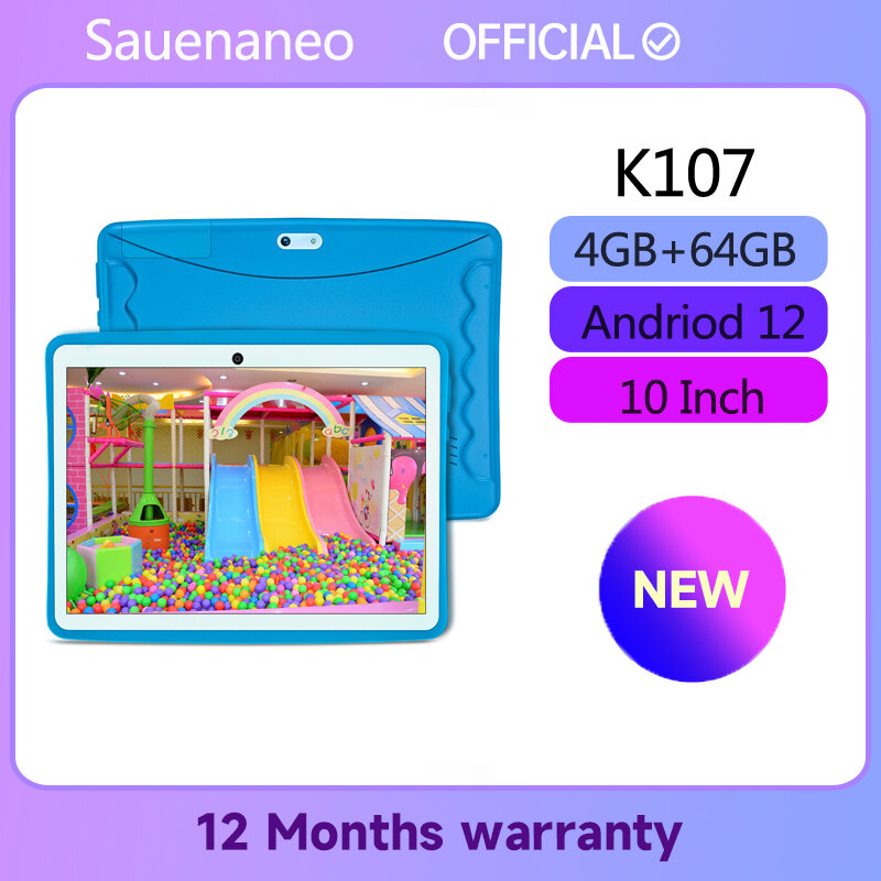 Tablette PC Android 10 pour enfants, 10 pouces, 4 Go 64 Go, touristes, epi4 G 5G, appel téléphonique, Octa Core, WPS, GPS, Bluetooth, réseau, GPS, WPS, nouveau, 2023