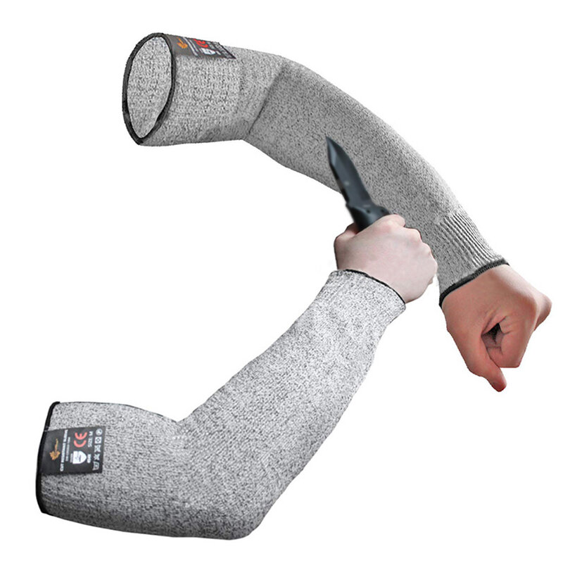 1 Stück Level 5 Sicherheits hülsen Anti-Cut-Arm-Pannen handschuhe Schneiden widerstands fähiger Klammer schutz Haushalt atmungsaktive Schutz handschuhe
