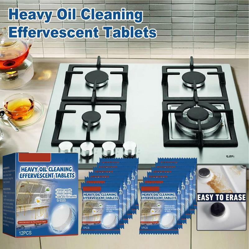 Kitchen Degreaser Cleaner Kitchen Oil StainDegreaser Kitchen Oil Stains Grease Cleaning Tablet For Heavy Oil Stain Grease