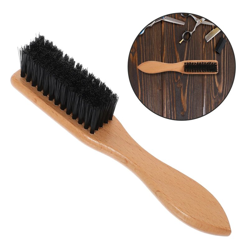 Cepillo de barba de cerdas de jabalí con mango de haya, peines para hombres, afeitado de pelo, cerdas suaves, fabricante de estilo