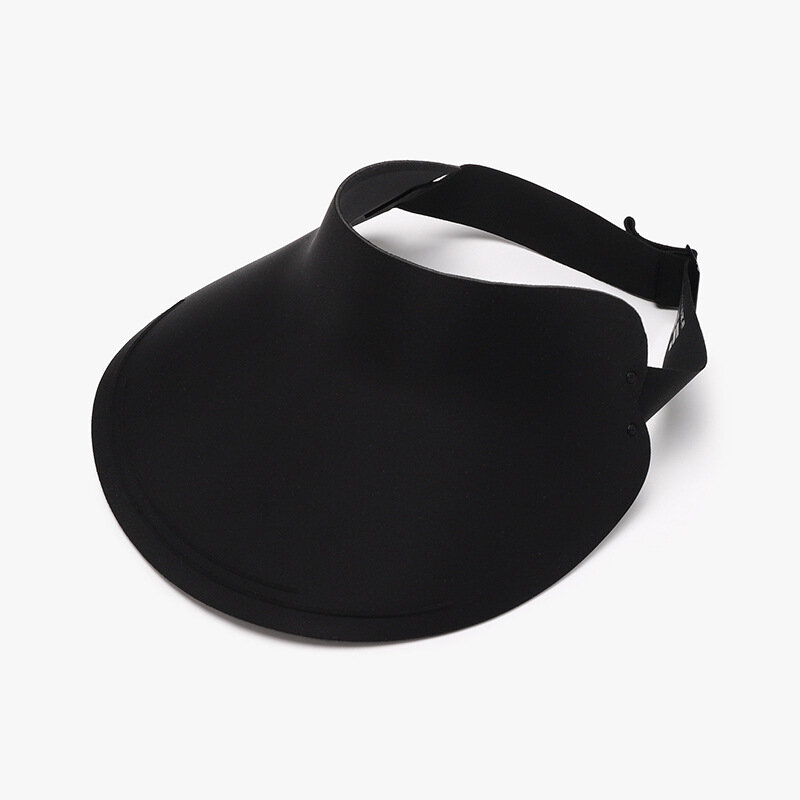Gorras de sol con protección UV para mujer, visera de ala ancha con pegamento negro, transpirable, para ciclismo al aire libre