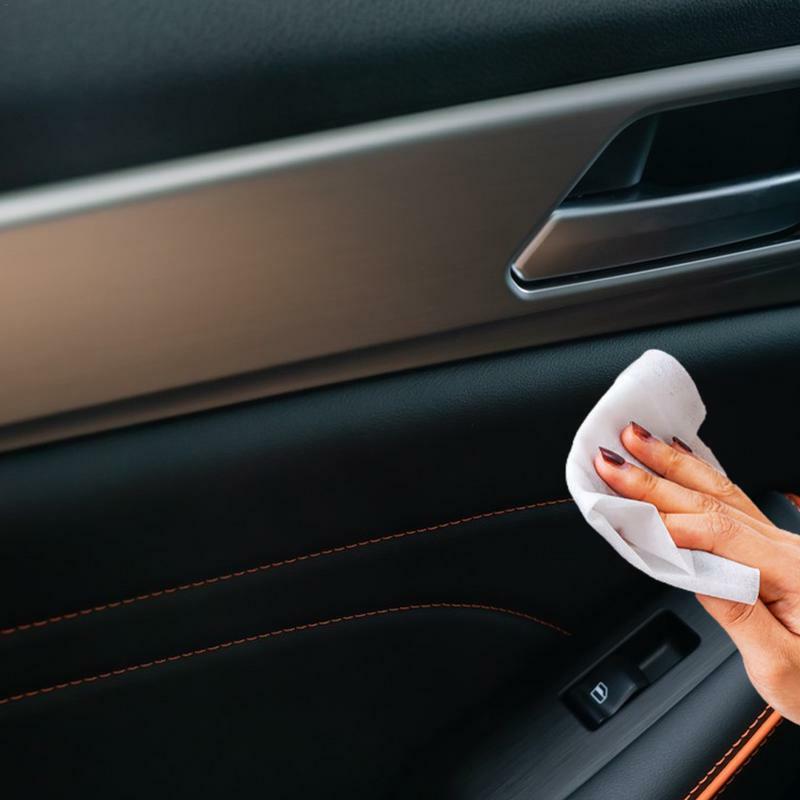 Salviette per la pulizia degli interni automobilistici salviette per la rimozione degli odori in pelle per la pulizia del Design di estrazione antiaderente per Auto per scrivanie Auto