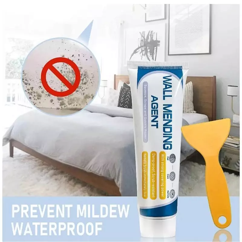 2022 NEW Wall Mending Agent 100g Wall Repair Cream With Scraper Paint Valid Mouldproof Quick-Drying Patch Restore