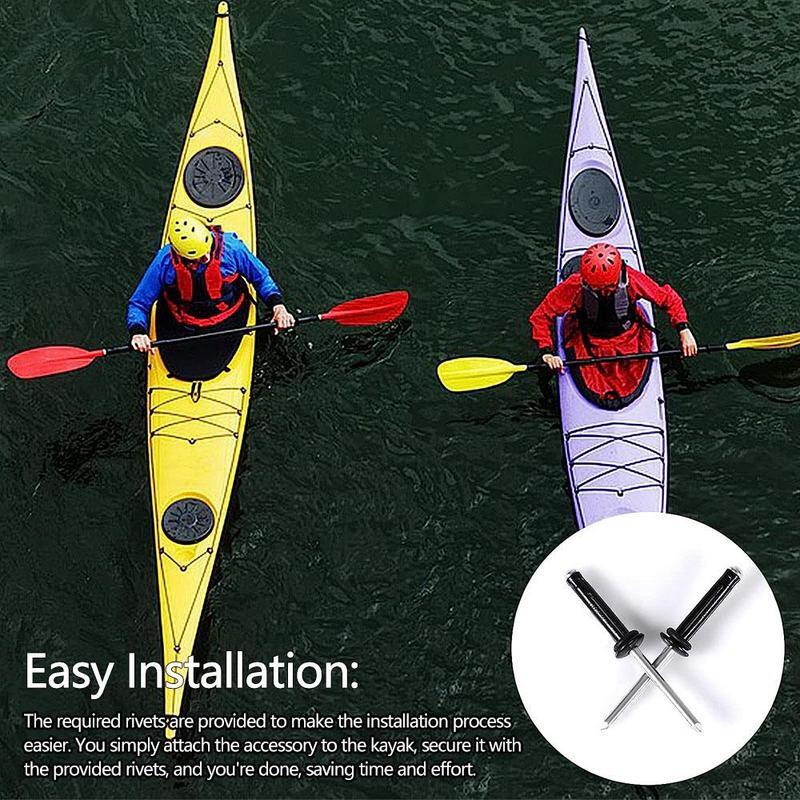 Rivets Marine Leic-Grip pour Fixation Rapide, Kit de Montage en Alliage d'Aluminium, Bateau de Canoë Kayak
