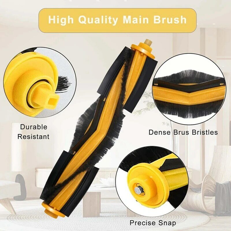 1Set Parts Accessories Fit For Ecovacs DEEBOT OZMO T8 AIVI T8 Max T9 T8 Series N8 Pro N8 Pro+ Main Side Brush Filter Mop Cloth