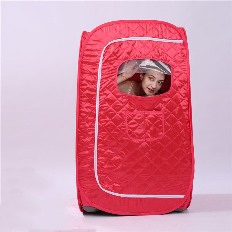 휴대용 스팀 사우나 룸, 대형 텐트 용량 2.0L 냄비 체중 감량 디톡스 치료 목욕 캐빈