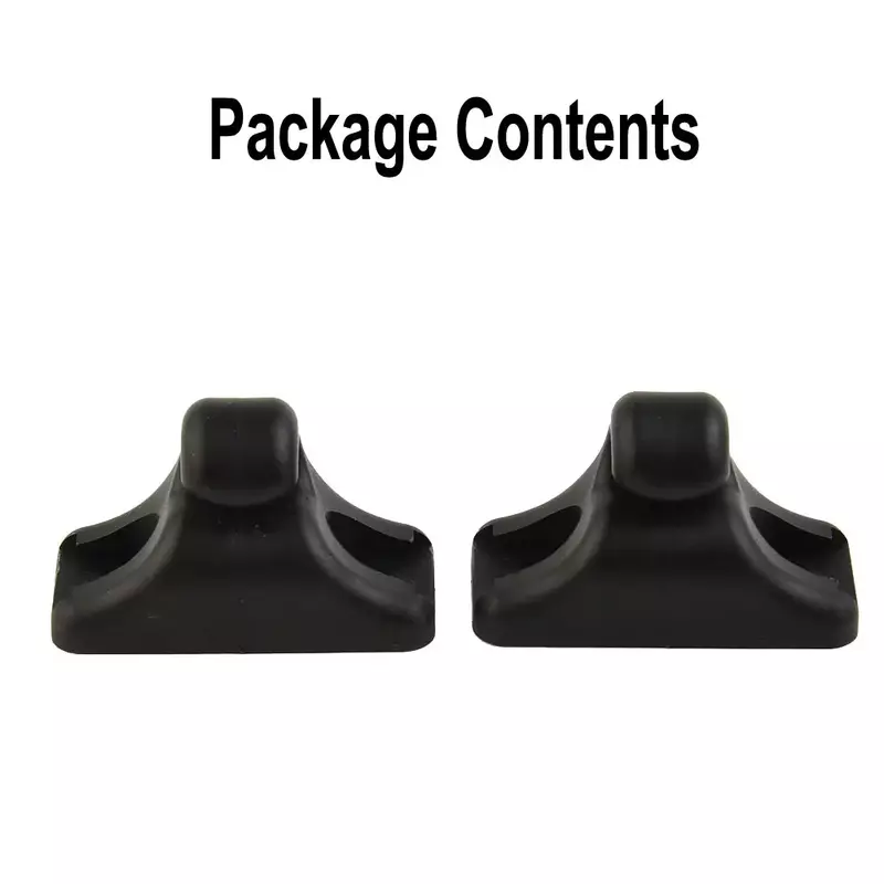 Part Clips #94473143900 Sunvisor Accessories Black Bracket For 924 944 968 Front Right SET OF 2 Useful