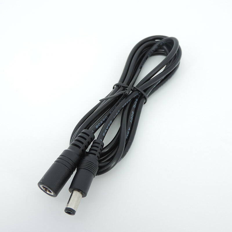 Câble d'alimentation CC femelle à mâle, connecteur de fil, rallonge, adaptateur 5.5x2.1mm pour bande lumineuse 12V, appareil photo, 10 pièces