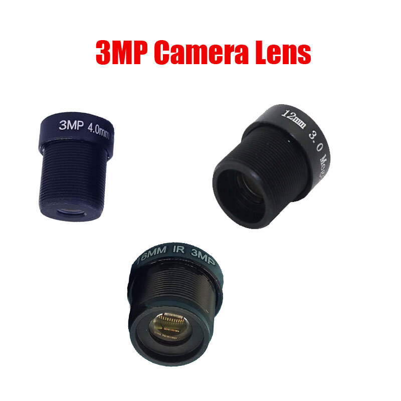 HD 3MP 4mm 12mm 16mm kamera IP CCTV MTV pokładzie IR obiektyw F2.0 otwór 1/2.5 "Format obrazu