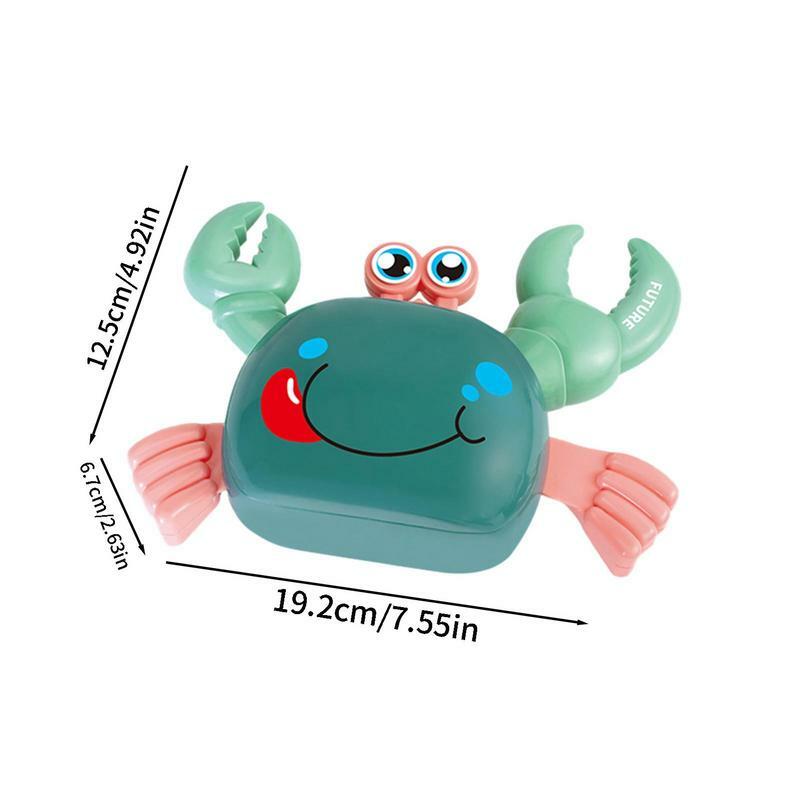 Induction Escape Crab Octopus Crawling Toy para crianças, animais eletrônicos, brinquedos musicais, educacionais, criança, brinquedo em movimento, presente de Natal