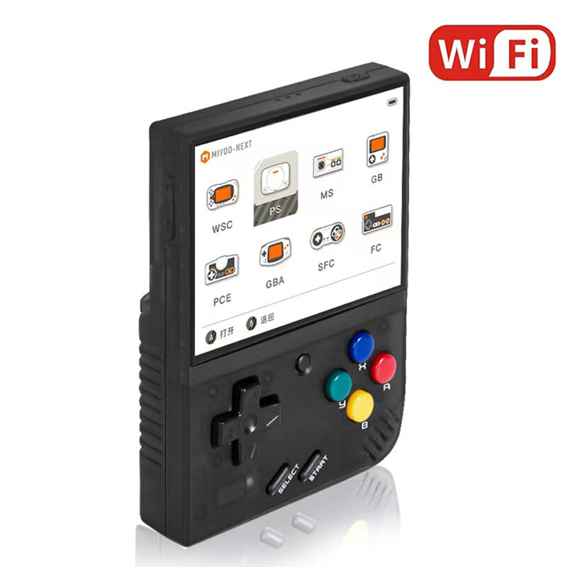 MIYOO-Console de jeu Mini Plus rétro portable, émulateur de jeu classique, système Linux, écran IPS HD de 3.5 pouces, cadeau pour enfants