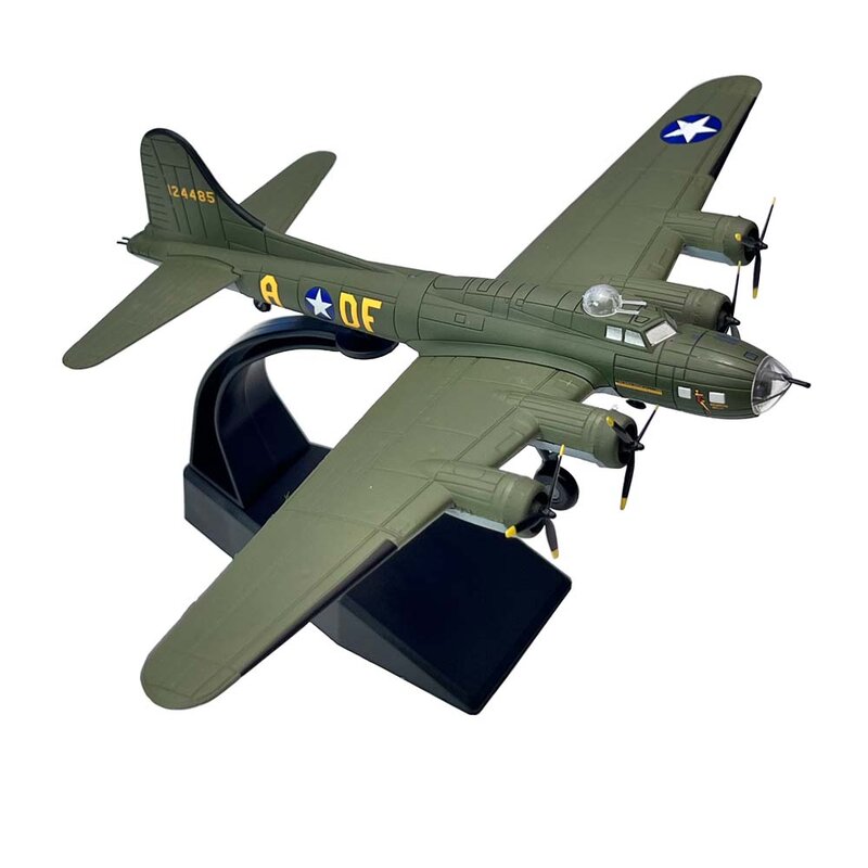 ミリタリー飛行機のおもちゃのモデルコレクション、wwii、us、b17、B-17、直送、重いbomber、金属、飛行機のギフト、144スケール