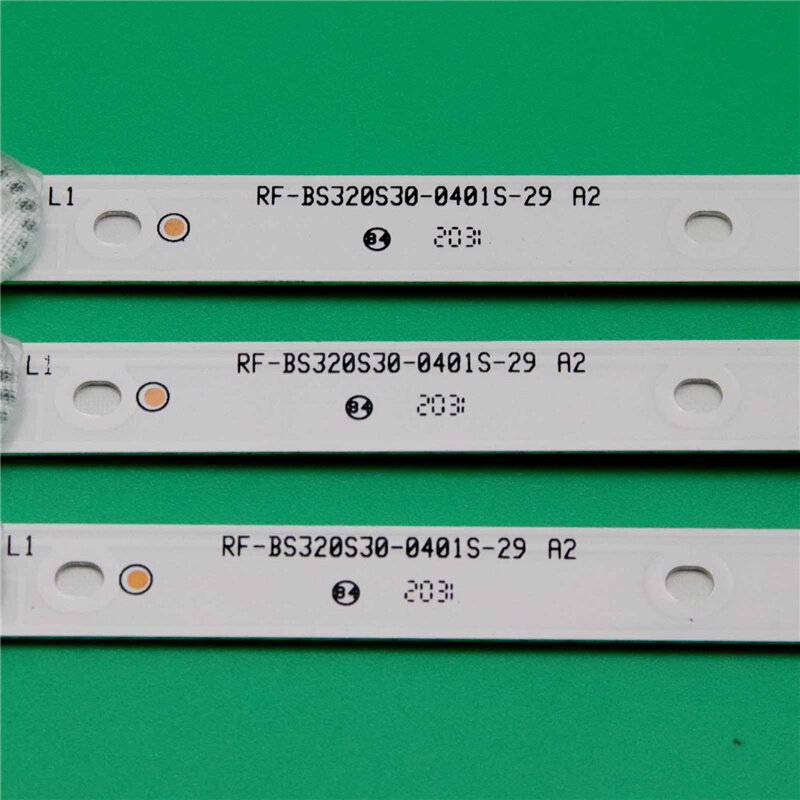 3 buah/set 530mm Strip lampu latar LED TV baru untuk Hyundai H-LED32ET3000 bar RF-BS320S30-0401S-29 A2 kit band untuk Saba SA32S47N