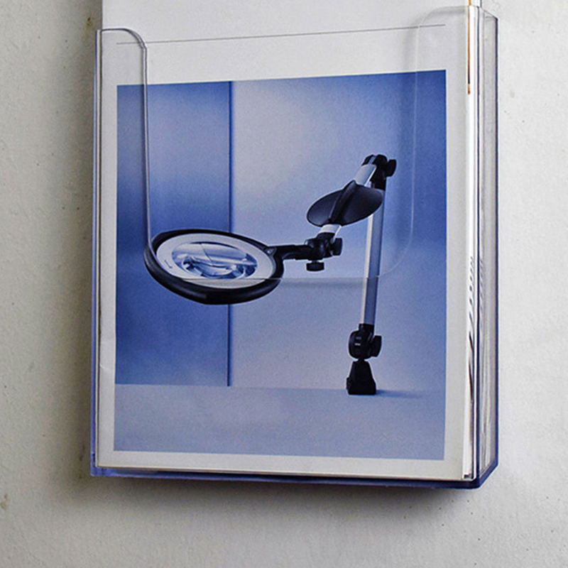 Акриловая многослойная Витрина-стойка для каталога, настольный настенный информационный стеллаж A4/a5, акриловая брошюра с одной страницей