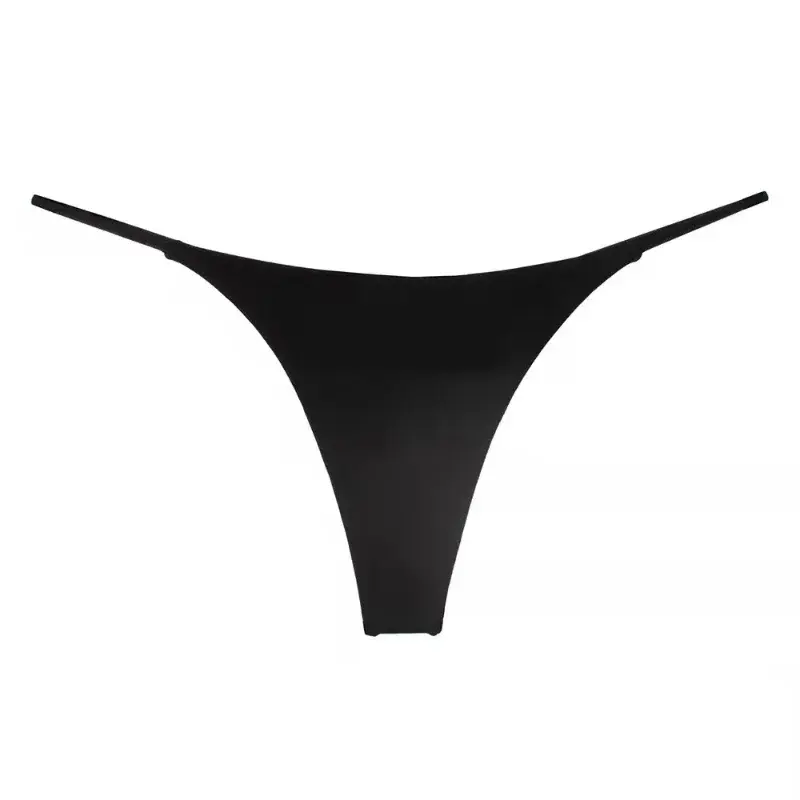 Nuovo bikini bikini a vita bassa fitness perizoma senza cuciture a fascia sottile a doppio strato per le donne T mutandine