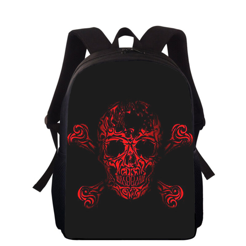 hell Satan Devil logo 15” 3D Print Kids Backpack Primary School Bags for Boys Girls Back Pack Students School Book Bags