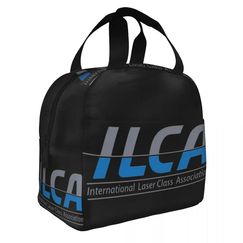 ILCA-międzynarodowe stowarzyszenie żeglarstwa laserowego-logo izolacja torby Lunch Bento plecak torebka na posiłek