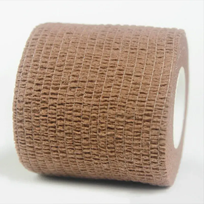 1 pc Disposable Self Adhesive Elastic Bandage For Handle With Tube Tightening Of Tattoo Accessories Random Color x1 PMU Tool