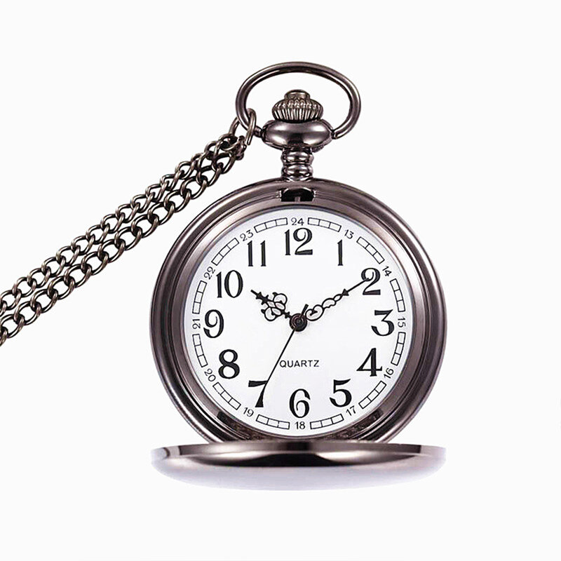 Portable Vintage Style Flipping Pocket Watch Wedding Ceremony Hanging Watches Photo Shooting Decoration Birthday Gift