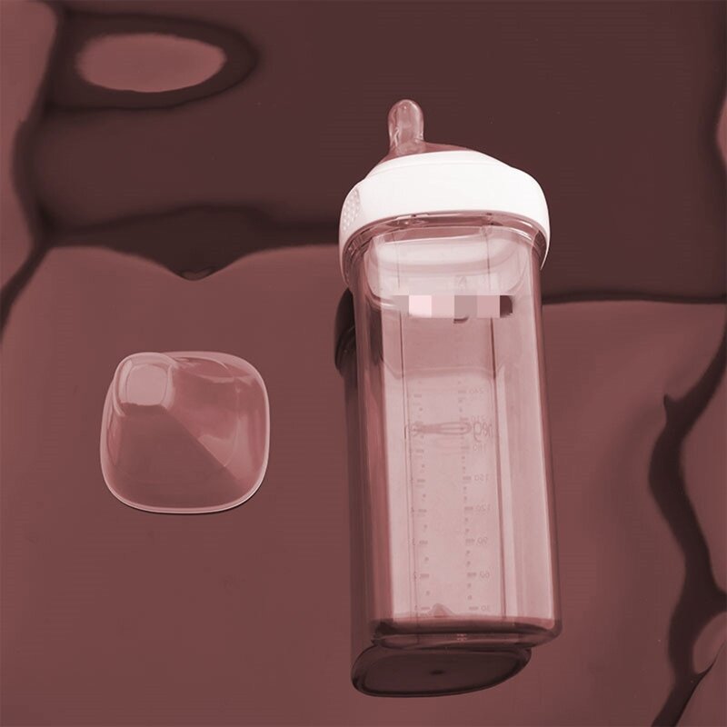 Крышка для детской бутылочки Y1UB, прозрачная крышка, сменный воротник, пищевой полипропилен, материалы