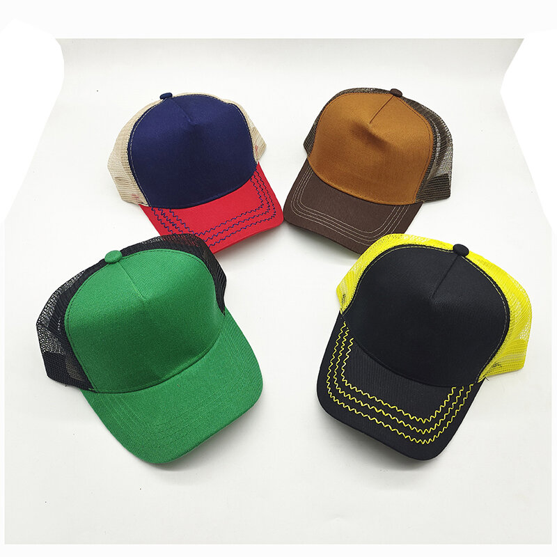 Sommer Erwachsenen farbige atmungsaktive Baseball mütze personal isierte und einzigartige Sonnenschutz Hut Mode vielseitige Paar Hut