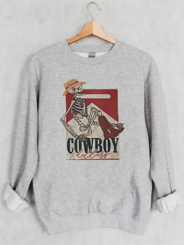 Sweat-shirt graphique Killer, Cowboy