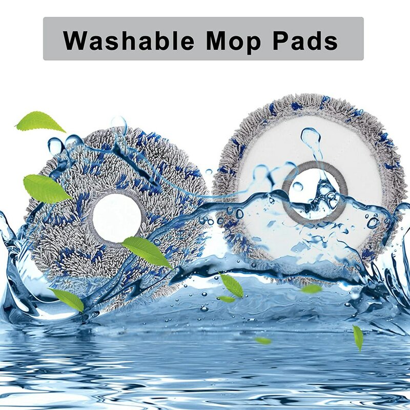 Replacement for Ecovacs T10 TURBO / Deebot X1 / OMNI / X1 TURBO Vacuum Cleaner Mop Cloth Washable Mop Pads Parts