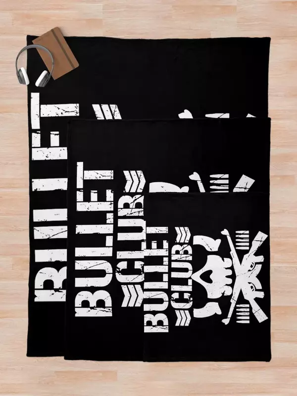 Bullet Club Throw Blanket para bebê, Camas De Flanela Macia, Cobertores De Viagem