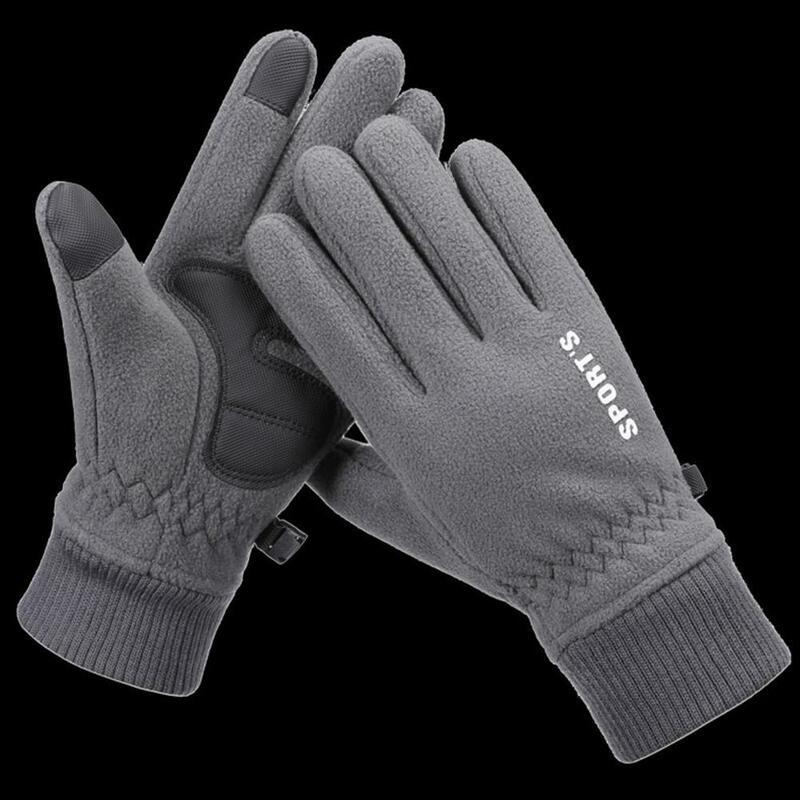 Gants antidérapants pour moto, doublure rembourrée pour écran tactile épais, amortisseur de vibrations, gants d'équitation pour Sports d'hiver