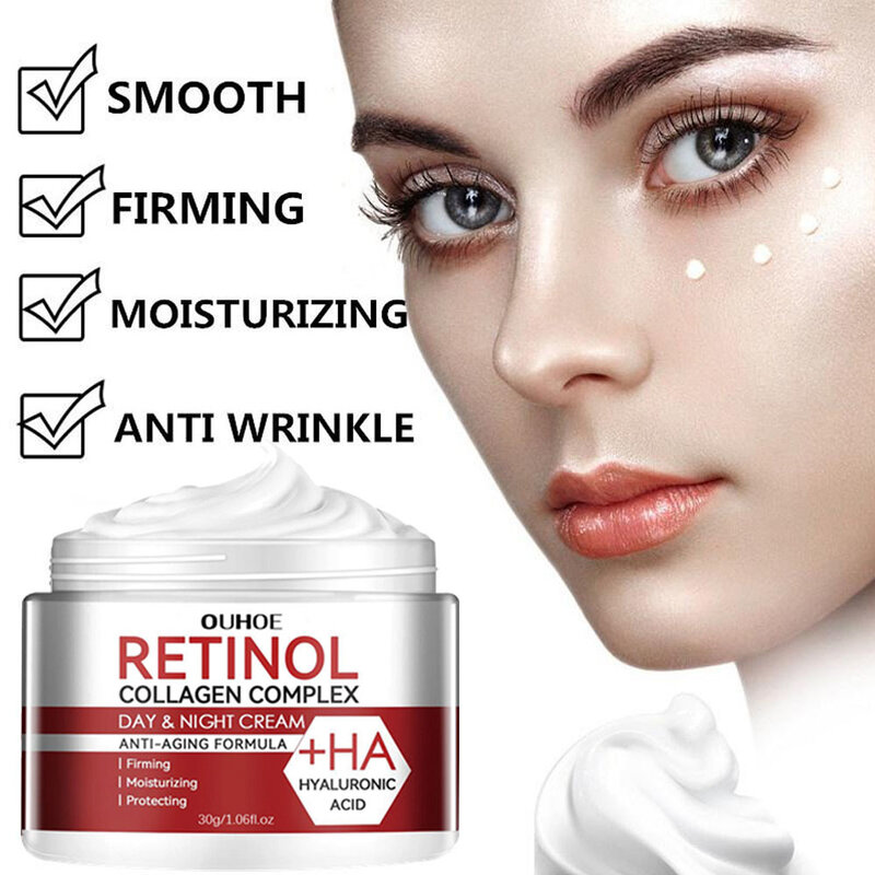 Retinol entfernen Falten Gesichts creme Lifting straffende Anti-Aging verblasst feine Linien feuchtigkeit spendend aufhellen Hautpflege koreanische Kosmetik