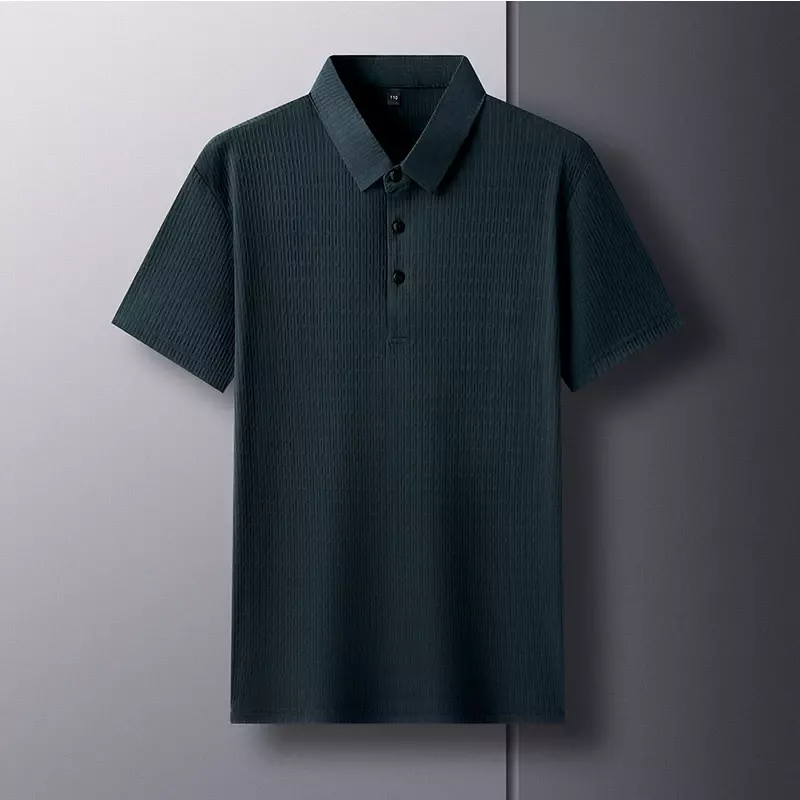 T-shirt Polo à Manches Courtes pour Homme, Confortable et Respirant, Été