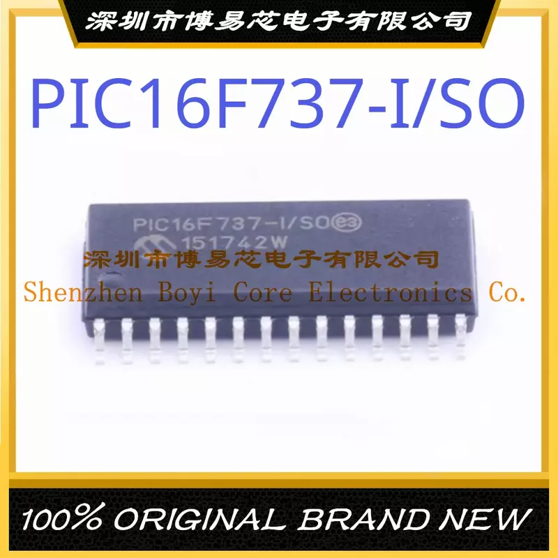 Puce de microcontrôleur IC (MCU/MPU/SOC), PIC16F737-I/SO, emballage d'origine, nouveauté SOIC-28