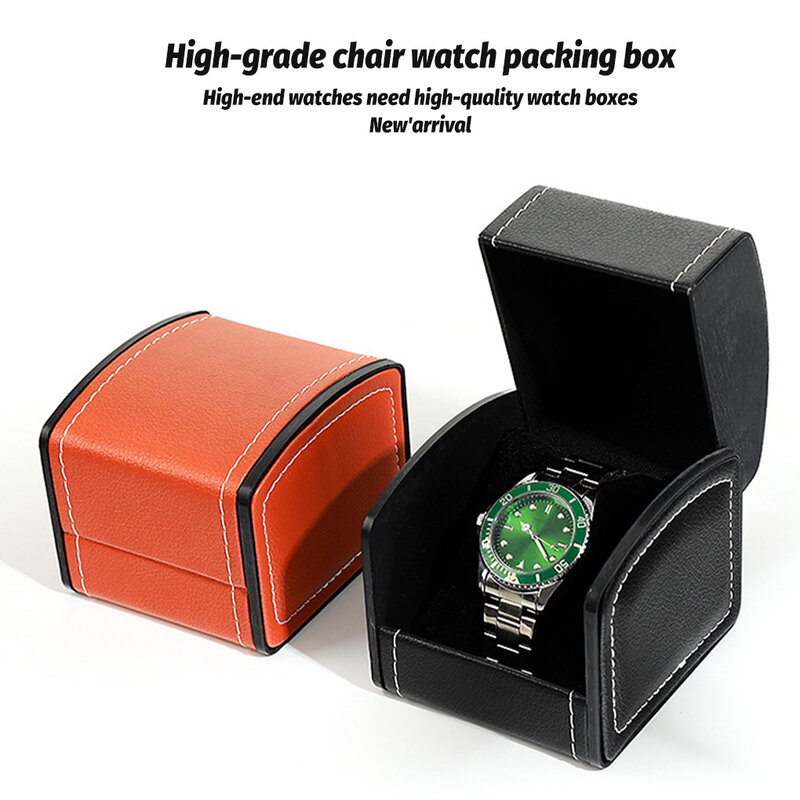 Ledertasche Armbanduhr Aufbewahrung uhren Display Box Cover Kollektion