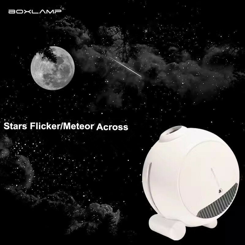 Домашний проектор Smart Tuya Galaxy Lite Plus Planetarium Real Star, Ночной светильник 20 Вт 1800 лм, высокояркий проектор Star
