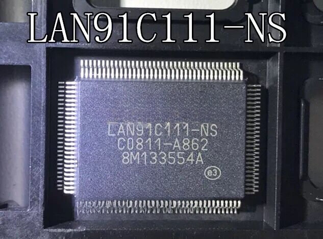 2〜5パーツセット、lan91c111-ns、lan91c111、qfp128、新品