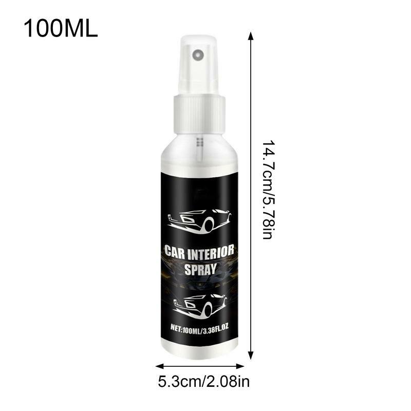 Interior Cleaner And Protectant Waterless 100ml Interior And Dashboard Cleaner Vehicle Detailing For Preventing Drying Stain