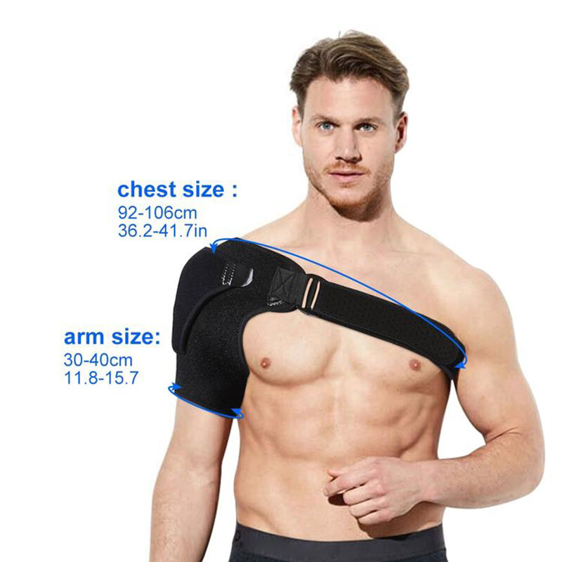 Повязка на плечо для мужчин и женщин, регулируемая повязка на плечо, облегчение боли в плечах