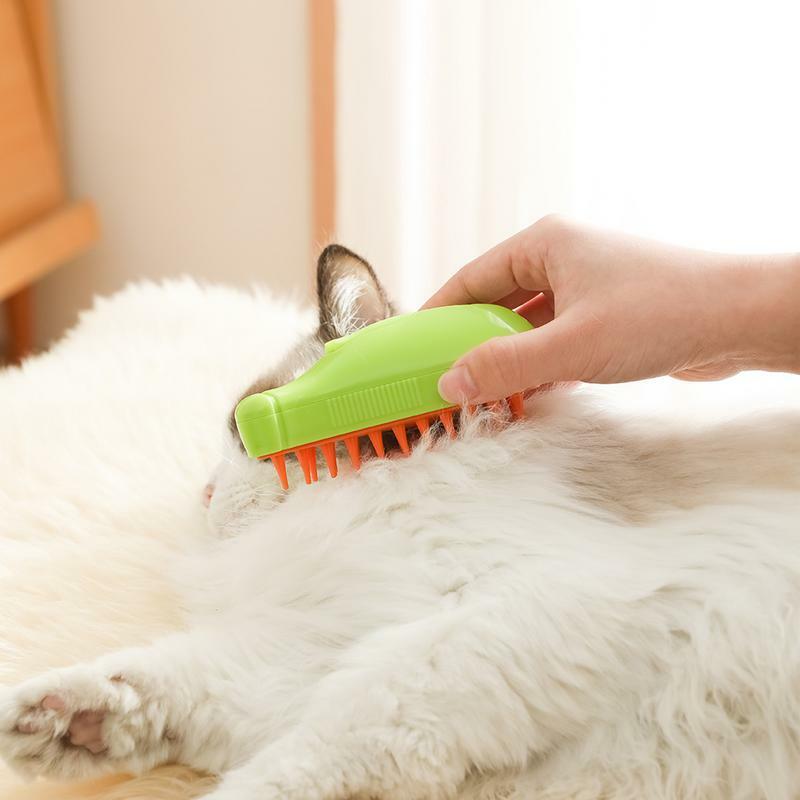 Pet Spray Comb Steamy Dog Brush 3 In 1 Cat Hair Brushes Flyaway Hair Prevention Cat Grooming Brush For Dog Grooming Supplies