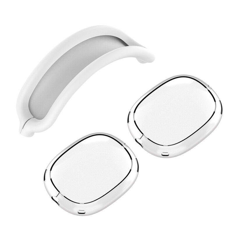 Funda transparente suave antiarañazos para AirPods Max TPU, funda de auriculares inalámbrica a prueba de golpes, Protector de funda protectora